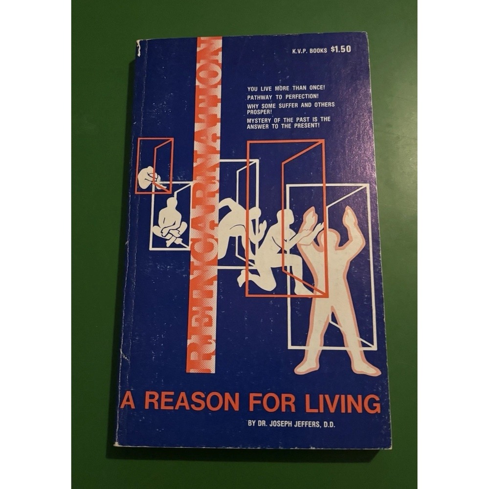 Reincarnation a reason for Living Dr. Joseph Jeffers D.D. Vintage Paperback 1976